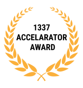 1337 Accelerator Award - Swipey Award